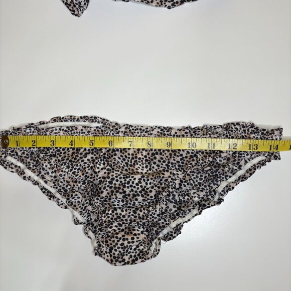 Victoria's Secret Babydoll Sleepwear Set Womens Size Large Animal Print Mob Wife - Picture 8 of 9